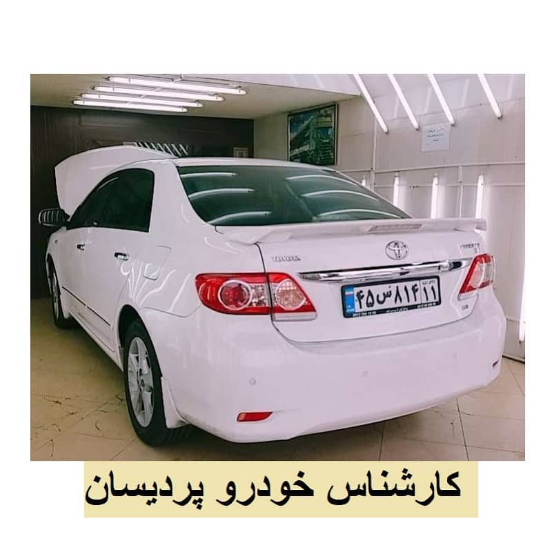 تشخیص رنگ خودرو پردیسان